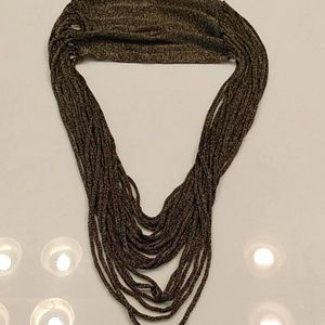 Elegant Gold Shimmery Scarf